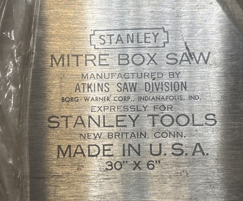 Vintage stanley nos 30 - 30”, x