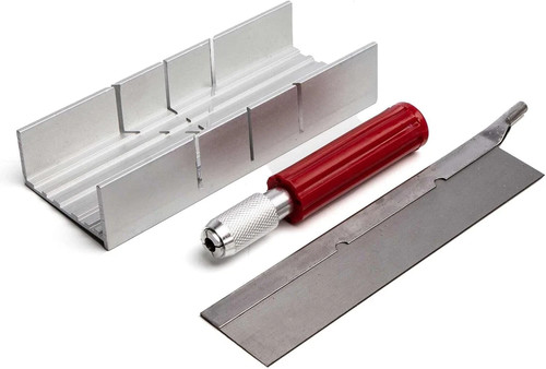 Precision metal mitre box with - mitre,